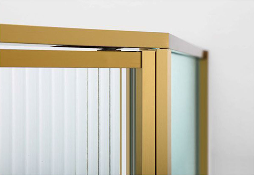 Diamond gold bathroom door HG-D04