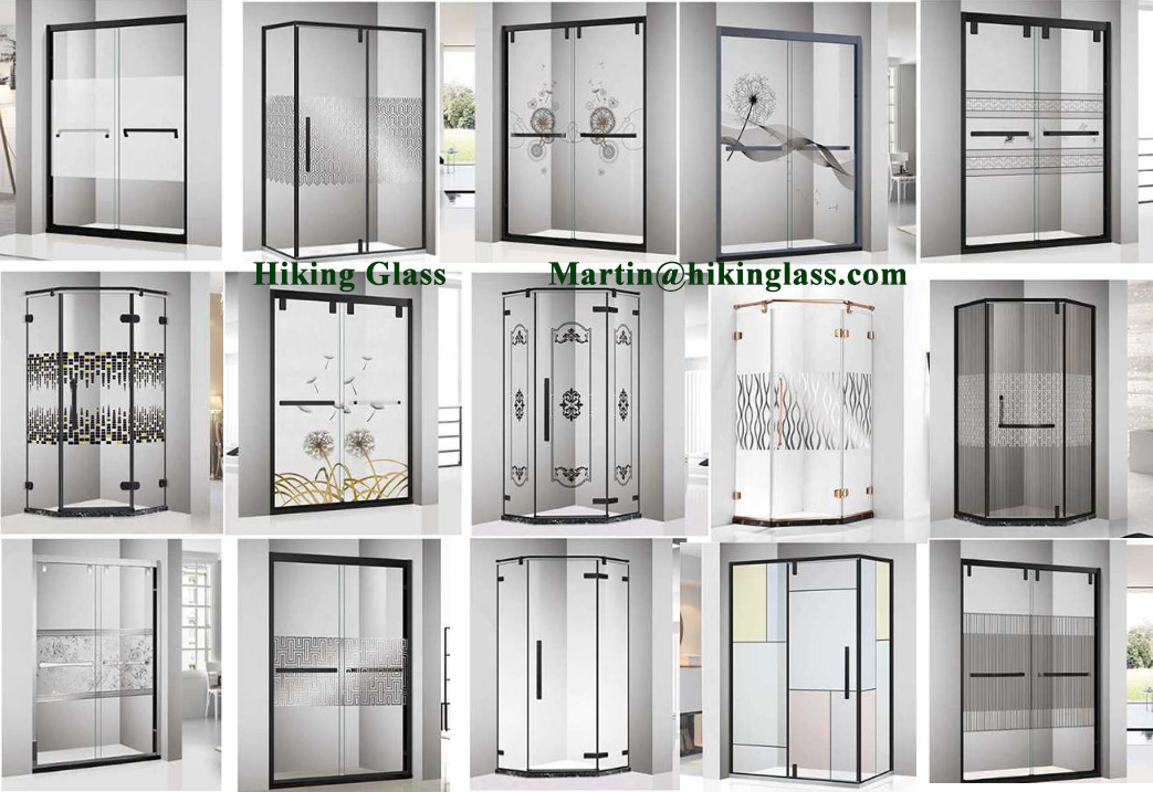 shower glass panels