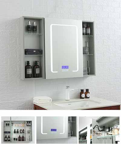 large led bathroom mirror