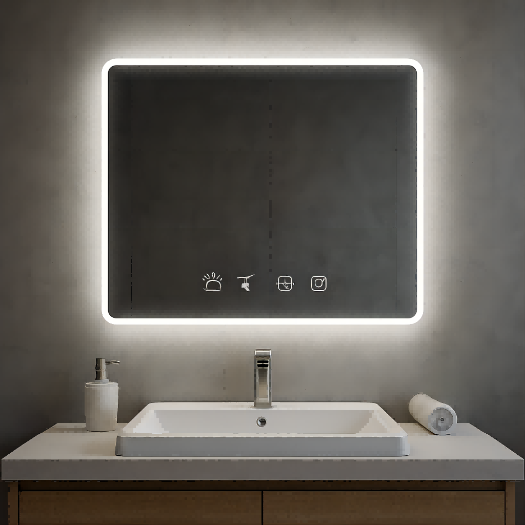 bathroom mirror