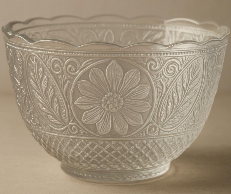 decorative glass bowl