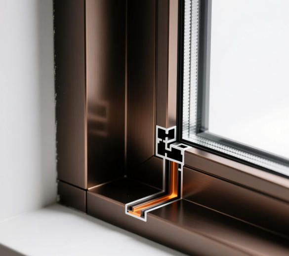 aluminium windows bronze