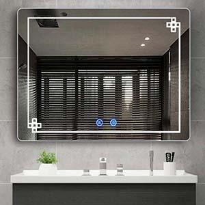 Best bathroom mirrors with lights cheap bathroom mirrors factory in China HG-RM104  Best bathroom mirrors with lights cheap bathroom mirrors factory in China HG-RM104