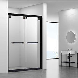 Black wet room shower screen HG-D019 Black wet room shower screen HG-D019