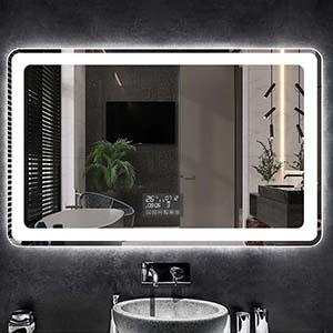 Cheap rectangular makeup mirror with lights factory from China HG-RM042 Cheap rectangular makeup mirror with lights factory from China HG-RM042