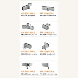 High quality frameless glass door hinges price China factory GF-124