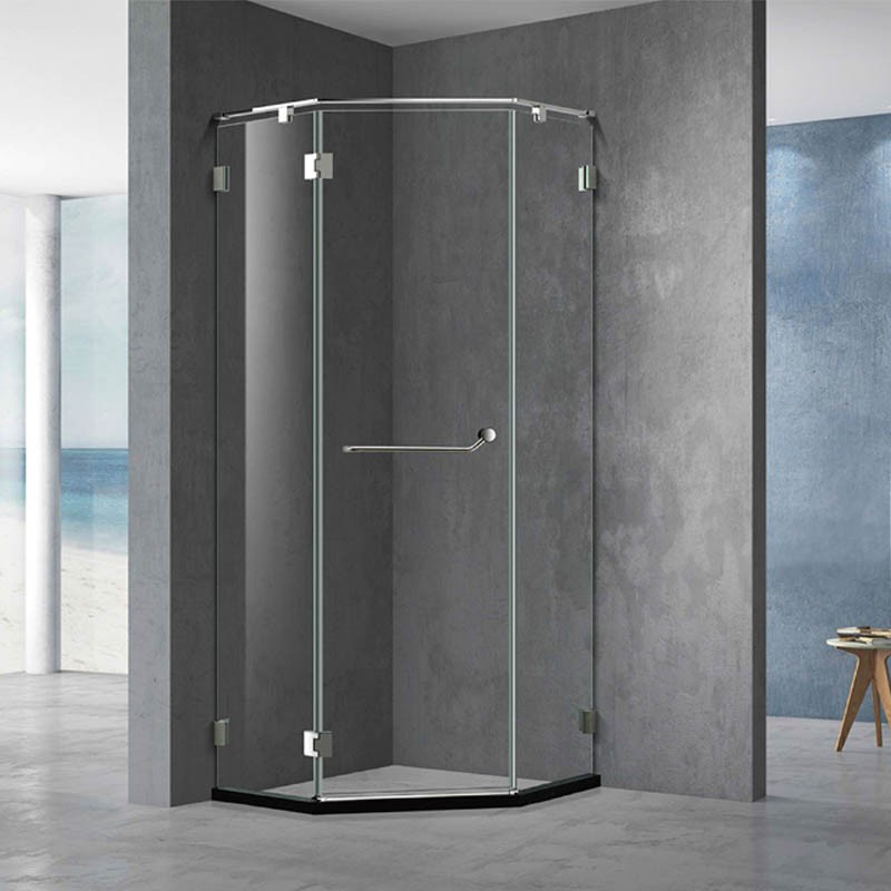 Hot sale 72 wide glass panel shower door factory HG-D054
