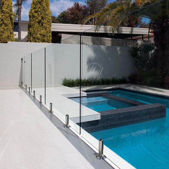 Laminated tempered glass pool fencing HG-L03