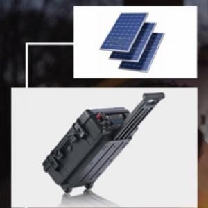 Portable mobile lithium battery storage power box