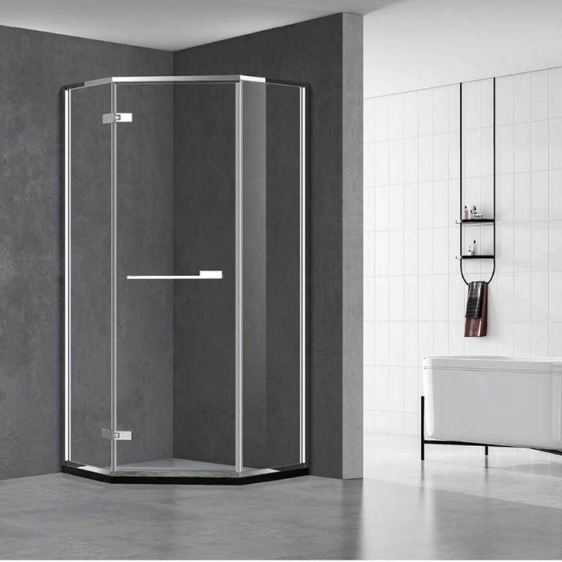 SUS304 Diamond-shaped shower doors and enclosures HK-D006