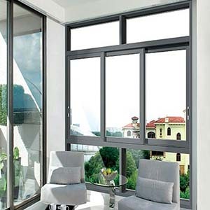 Sliding Aluminum window with screen HG-AW01
