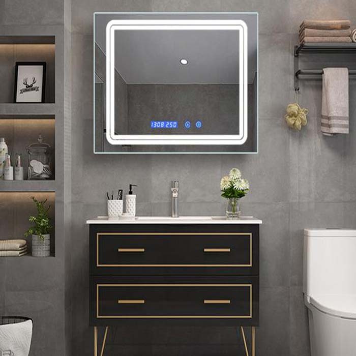 Touch screen bathroom mirror shower mirror with light HG-RM013