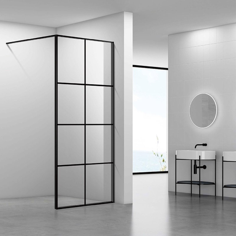 Fixed glass shower door and panel supplier in China HG-D059