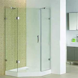 Tempered glass frameless shower door  HG-F01 Tempered glass frameless shower door  HG-F01