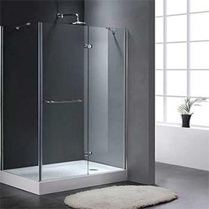 Tempered glass frameless shower enclosure HG-F02 Tempered glass frameless shower enclosure HG-F02