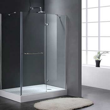 Tempered glass frameless shower enclosure HG-F02