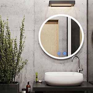 Безрамное настенное светодиодное зеркало для ванной комнаты HG-RM107