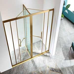 Цена на душевую кабину и перегородку с поворотной дверью HG-D058